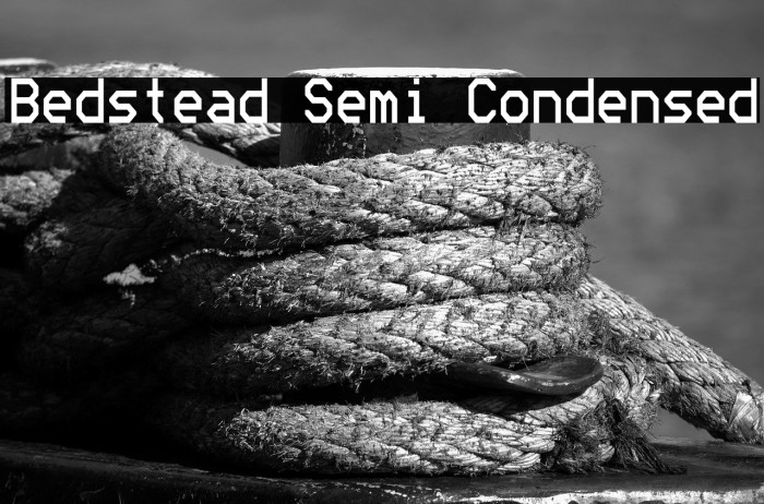 Bedstead Semi Condensed Example 2