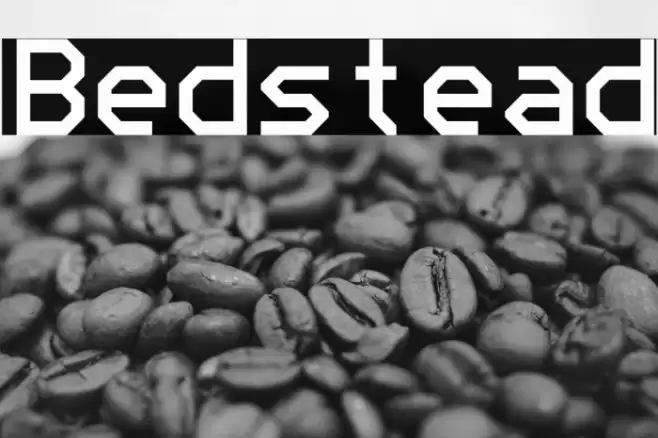 Bedstead Font examples