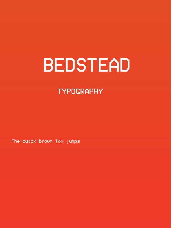 Bedstead Poster