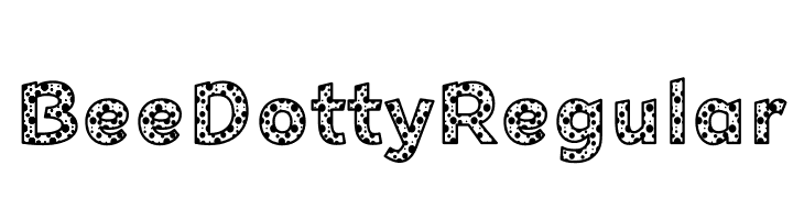 Bee Dotty Regular  Free Fonts Download