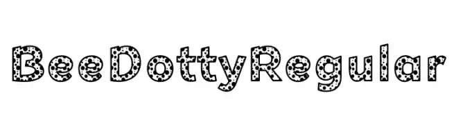 Bee Dotty Regular  Descarca Fonturi Gratis