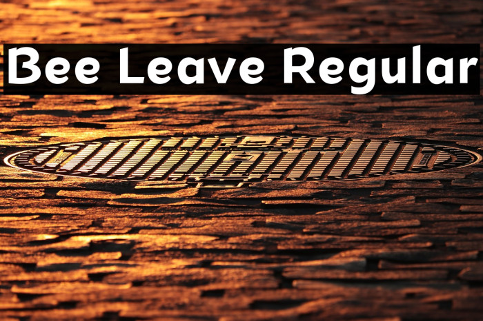 Bee Leave Regular Example 2