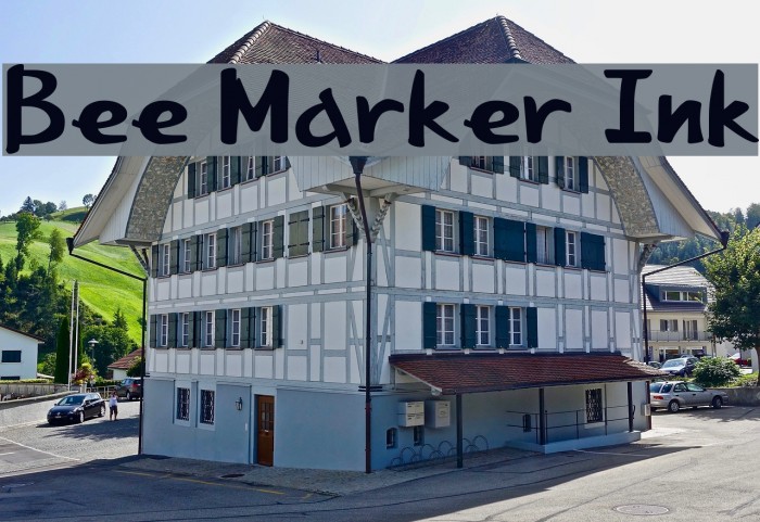 Bee Marker Ink Fuentes examples