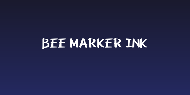 Bee Marker Ink Social Header