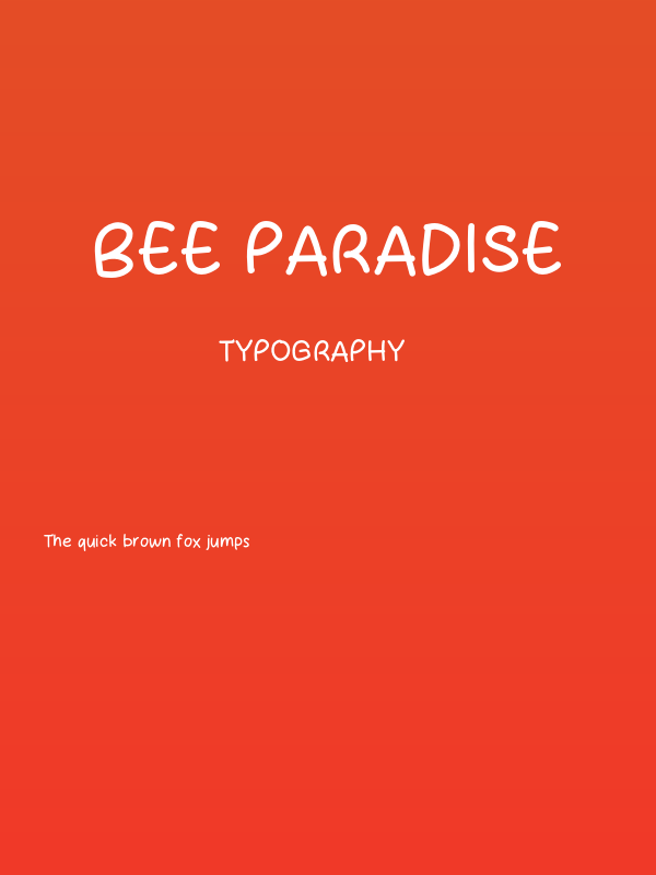 Bee Paradise Poster