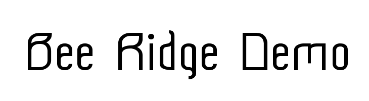 Bee Ridge Demo  免费字体下载