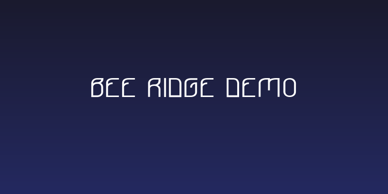 Bee Ridge Demo Social Header