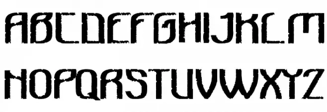 Bee Ridge Vintage Semi-condensed Bold フォント 大文字