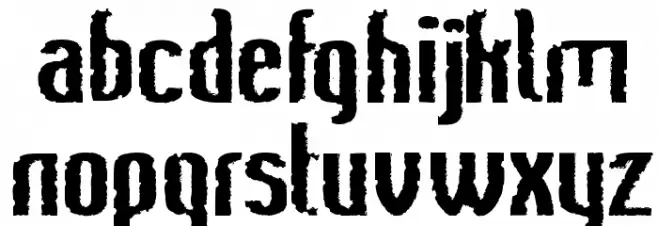 Bee Ridge Vintage Semi-condensed Bold फ़ॉन्ट लोअरकेस