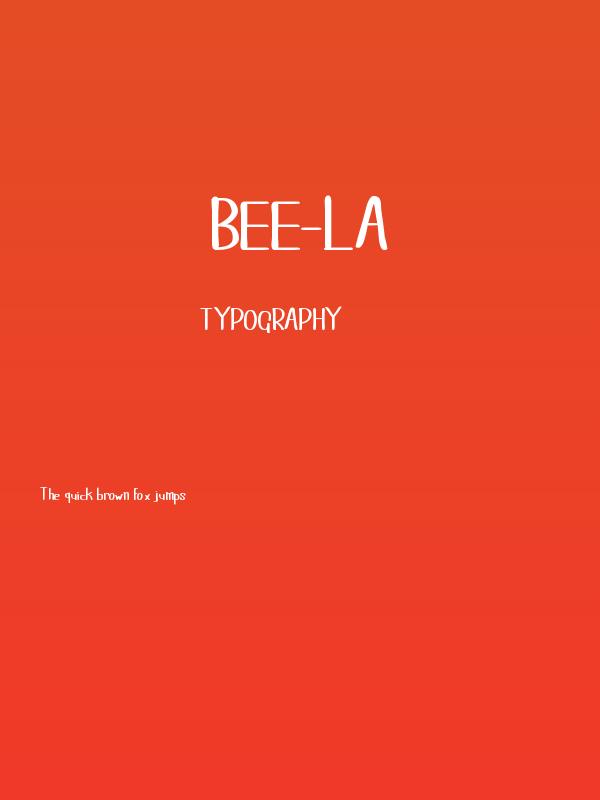 Bee-la Poster