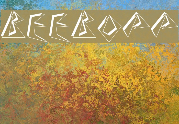 BeeBopp Font examples