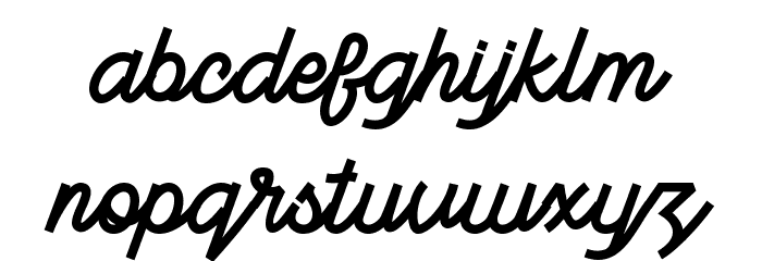 BeeQueen Script Clean Font LOWERCASE