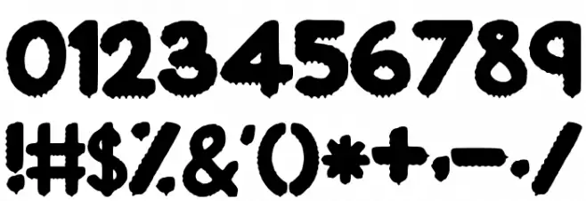 BeeYourShelf Font OTHER CHARS