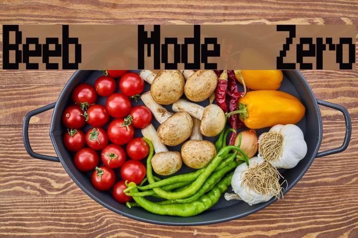 Beeb Mode Zero Fonte examples