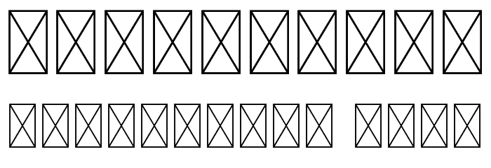 Beechlands Demo Font OTHER CHARS