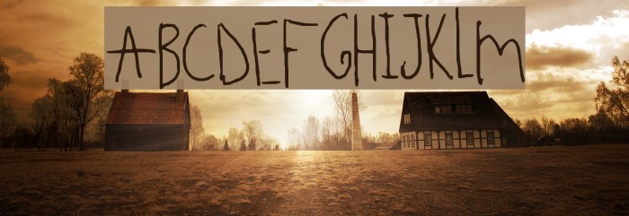 Beedey Font examples