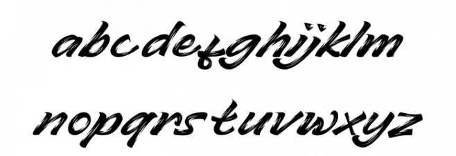 Beef Schriftart Kleinbuchstaben