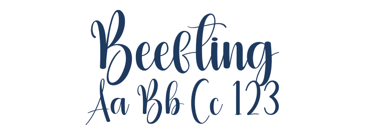 Beefting Font Preview