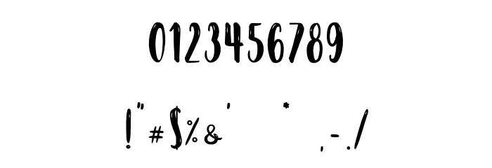 Beefy Soup - Personal Use Font OTHER CHARS
