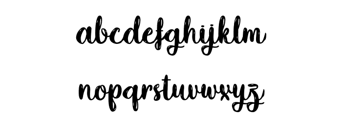 Beefy Soup - Personal Use Font LOWERCASE