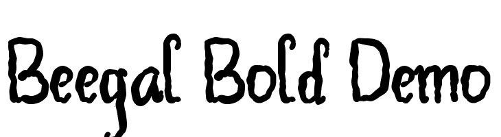 Beegal Bold Demo Fonte