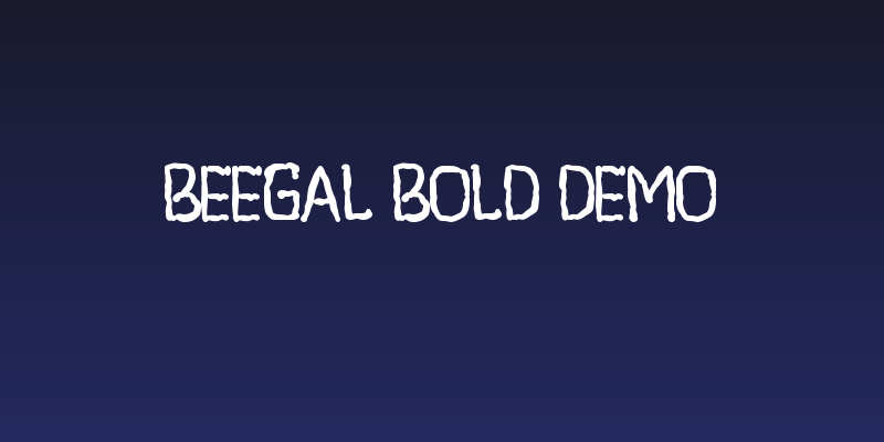 Beegal Bold Demo Social Header