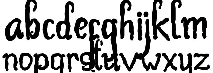 Beegal Bold Demo Font LOWERCASE