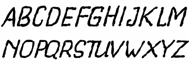 Beegal Italic Demo Schriftart Groß