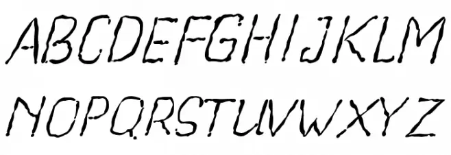 Beegal light Italic Demo خط أحرف كبيرة