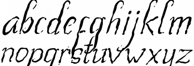 Beegal light Italic Demo फ़ॉन्ट लोअरकेस