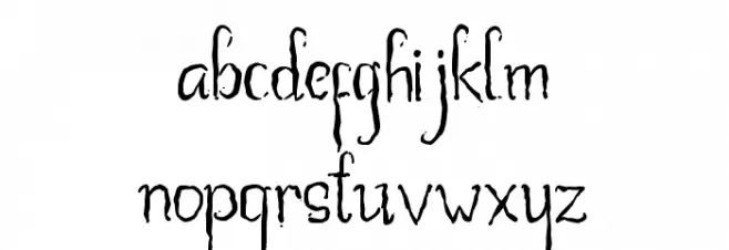 Beegal फ़ॉन्ट लोअरकेस