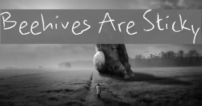 Beehives Are Sticky Шрифта examples