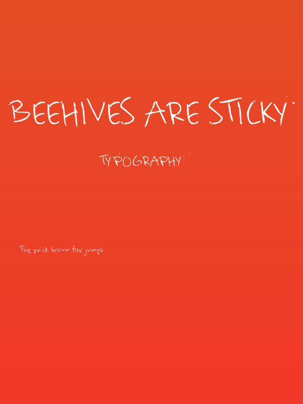 Beehives Are Sticky Poster