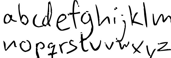 Beehives Are Sticky Font LOWERCASE