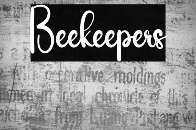 Beekeepers Font examples