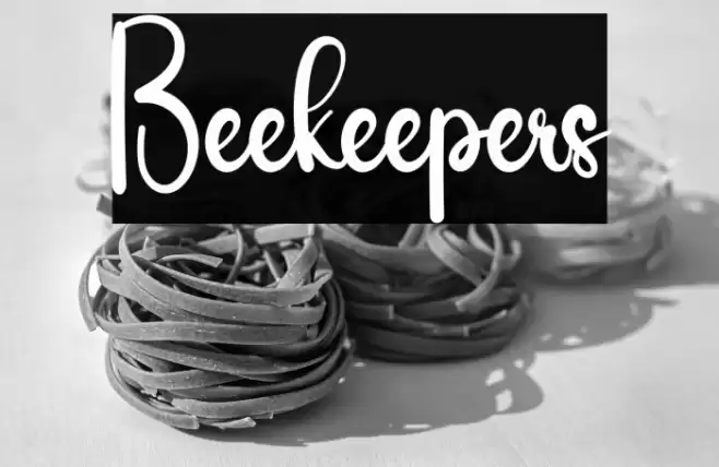 Beekeepers Font examples