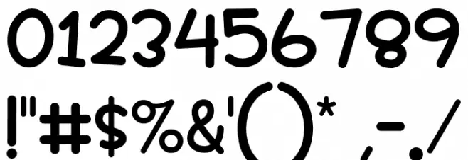 Beelova Font OTHER CHARS