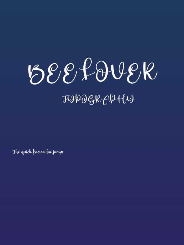Beelover Poster