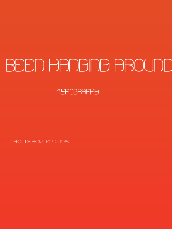 Been Hanging Around Poster