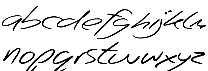 Beep Beep Font LOWERCASE