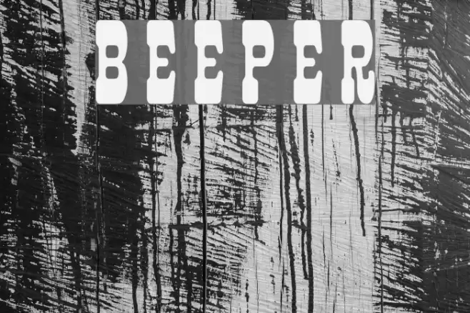 Beeper Font examples
