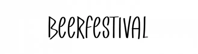 Beer Festival  Frei Schriftart Herunterladen