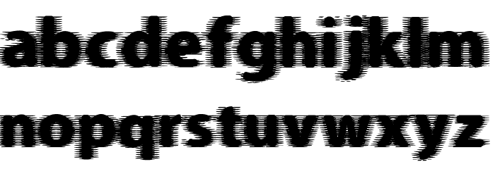 Beer Goggles Font LOWERCASE