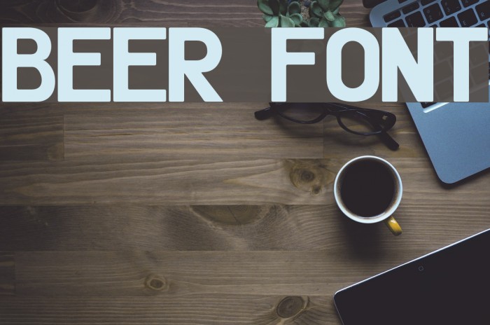 Beer Font examples