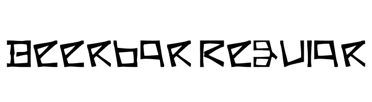 Beerbar Regular  baixar fontes gratis
