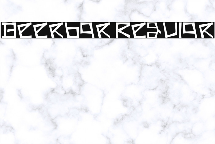 Beerbar Regular Font examples