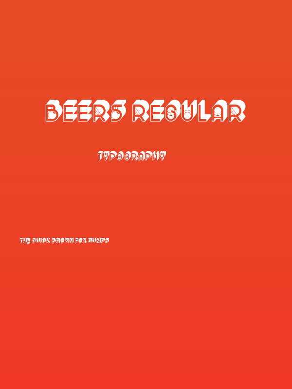 Beers Regular Poster