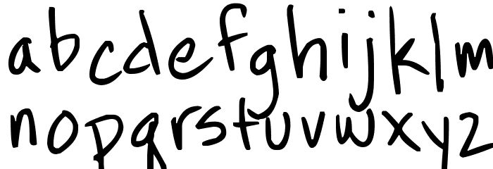Bees Burts Font LOWERCASE
