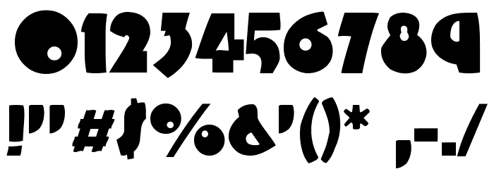 BeesWax Normal Font OTHER CHARS