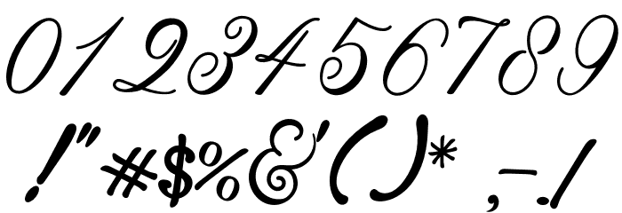 Beethoven Syinthesa Font OTHER CHARS